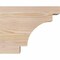 Ekena Millwork Mediterranean Smooth Rafter Tail, Douglas Fir, 5 1/2"W x 10"H x 12"L RFT06X10X12MED00SDF - alternate 4